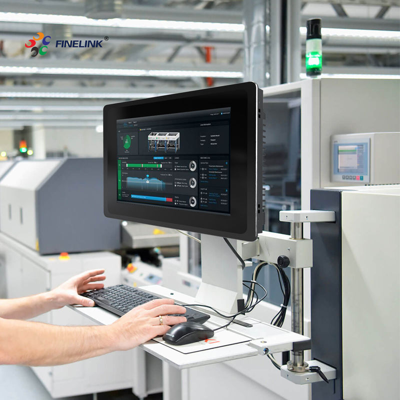13PC a pannello industriale da 0,3 pollici IP65 Industrial All In One PC con telaio in metallo