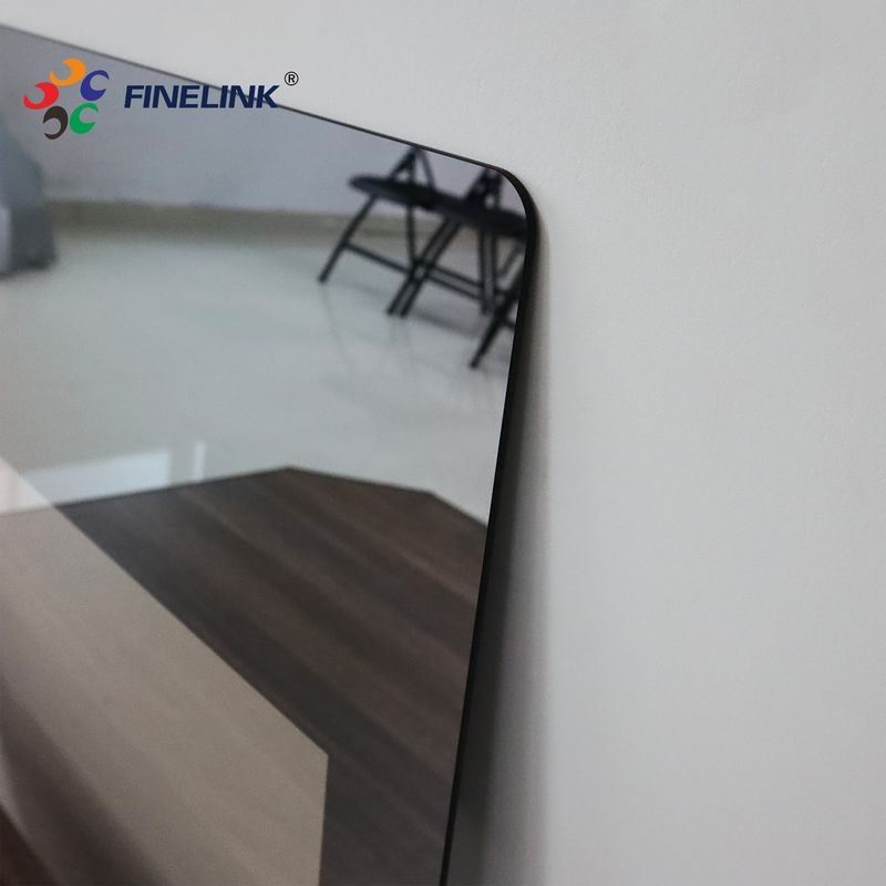 Color nero trucco specchio touch screen 32 pollici per applicazioni in bagno