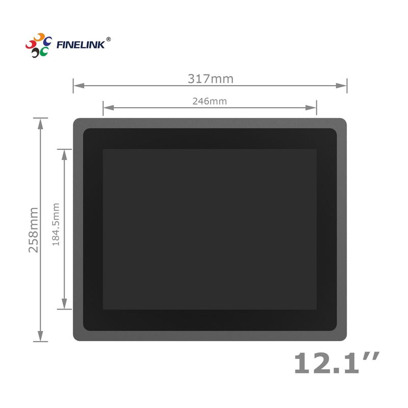 12.1 pollici PC industriali all-in-one PC OEM industriali all-in-one