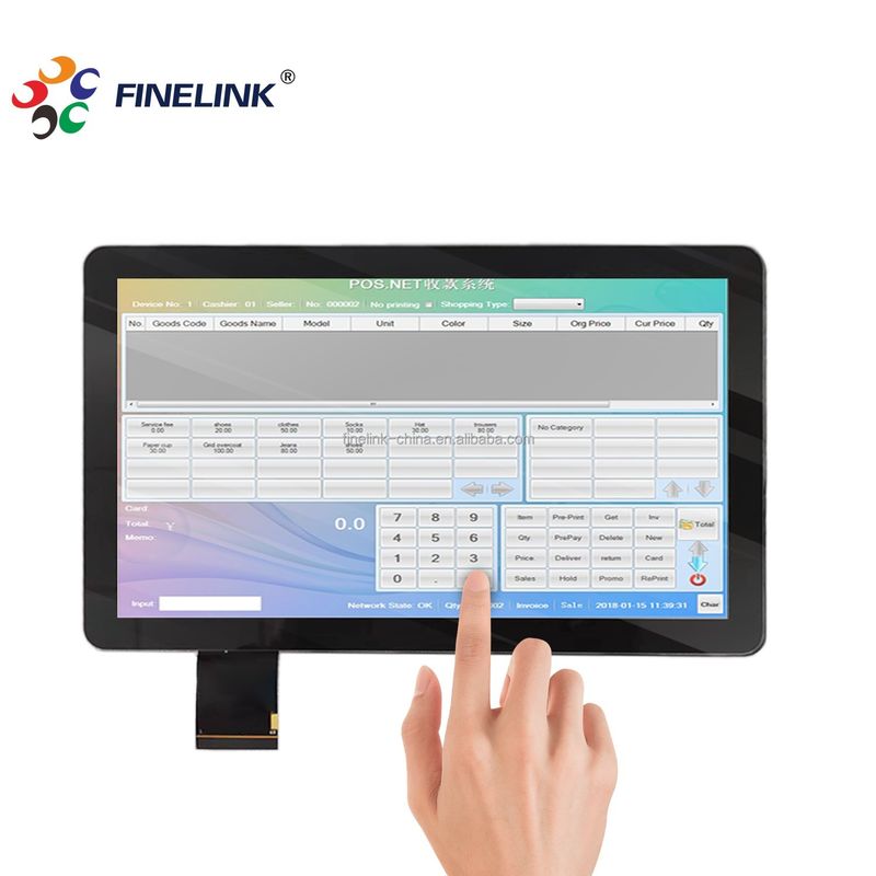 Monitor touchscreen industriale da 11 pollici con classificazione IP65 e pannello touch capacitivo EETI