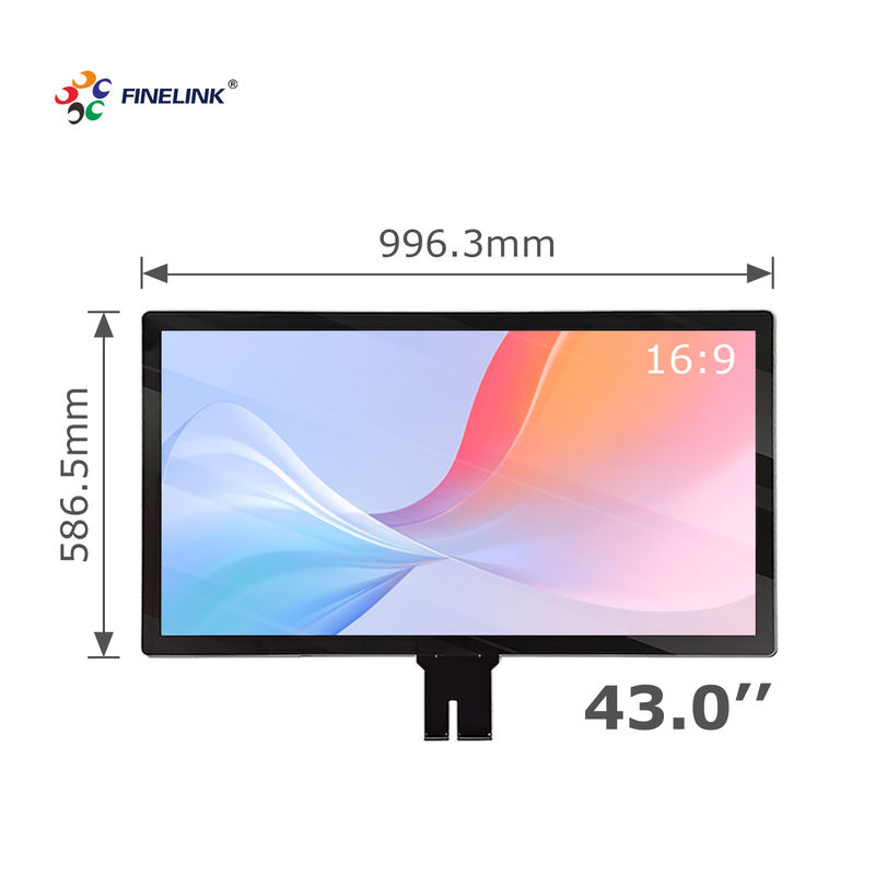 Interfaccia I2C/USB/RS232 di 43 pollici PCAP G G Capacitive Touch Panel per aziende