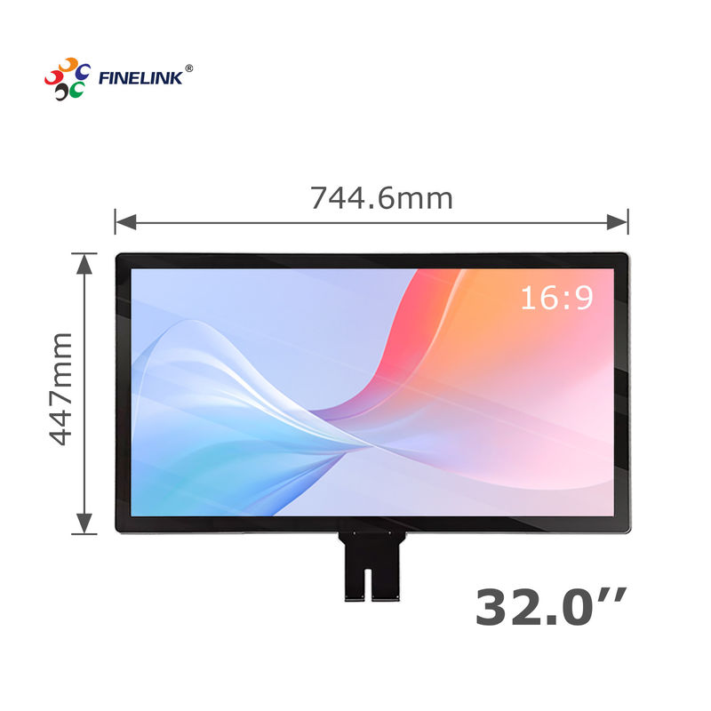 Pannello touchscreen da 32 pollici per il display di guida del padiglione pronto per la realtà virtuale