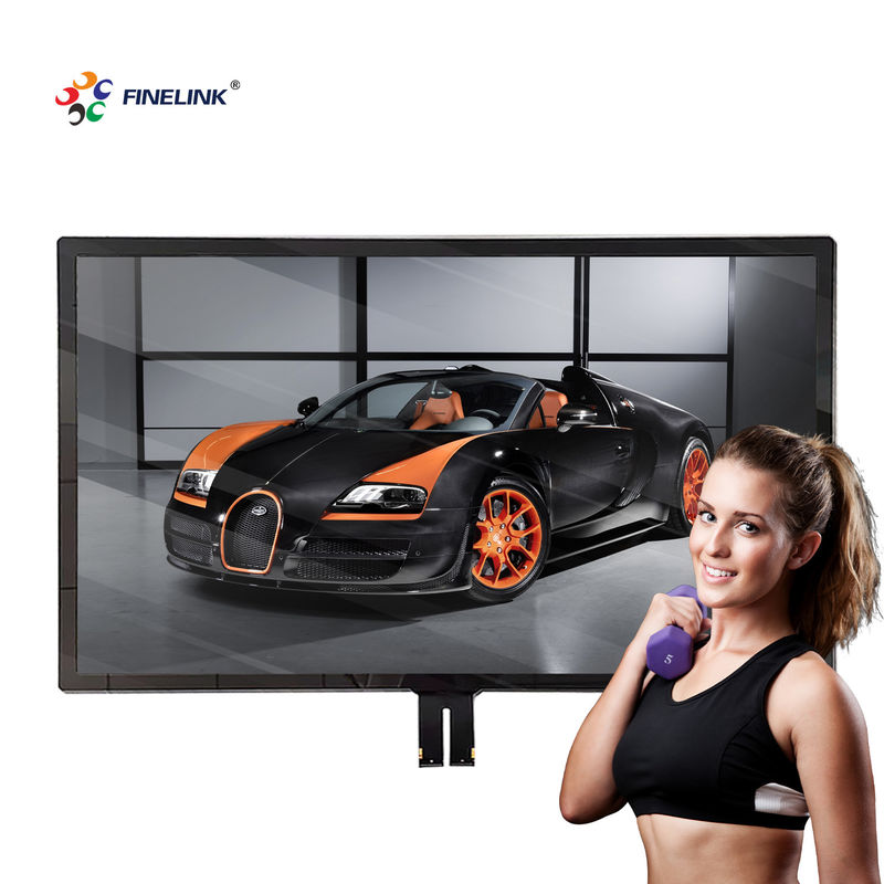 FINELINK OEM 55 pollici pannello a schermo multitouch impermeabile con interfaccia USB/I2C/porta seriale