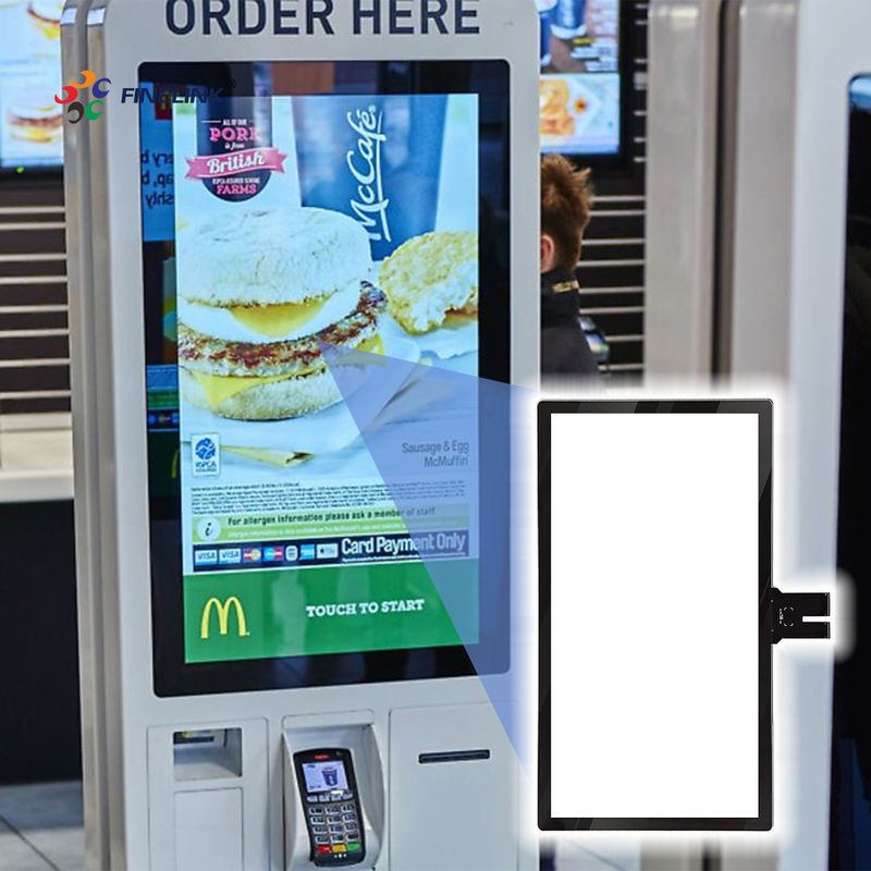 FINELINK OEM 32 43 49 55 65 75 86 pollici Touch personalizzato Multi-touch USB/I2C/RS232 Interfaccia Large Touch Panel Capacitive