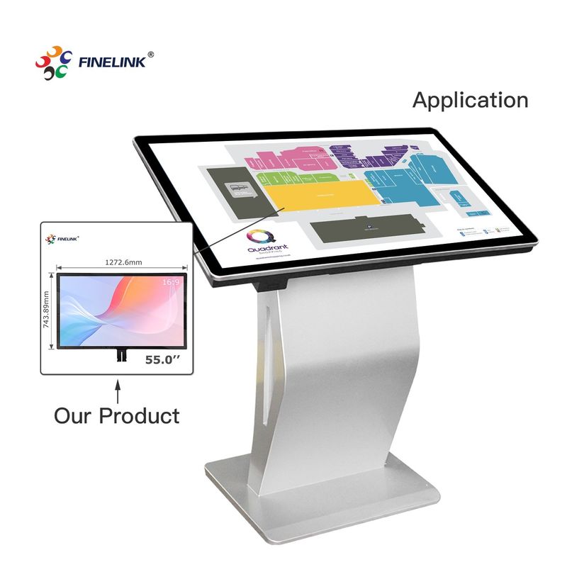 32-86 pollici Touch personalizzato Multi-point USB/I2C/RS232 Interfaccia Gran PC Pannello capacitivo