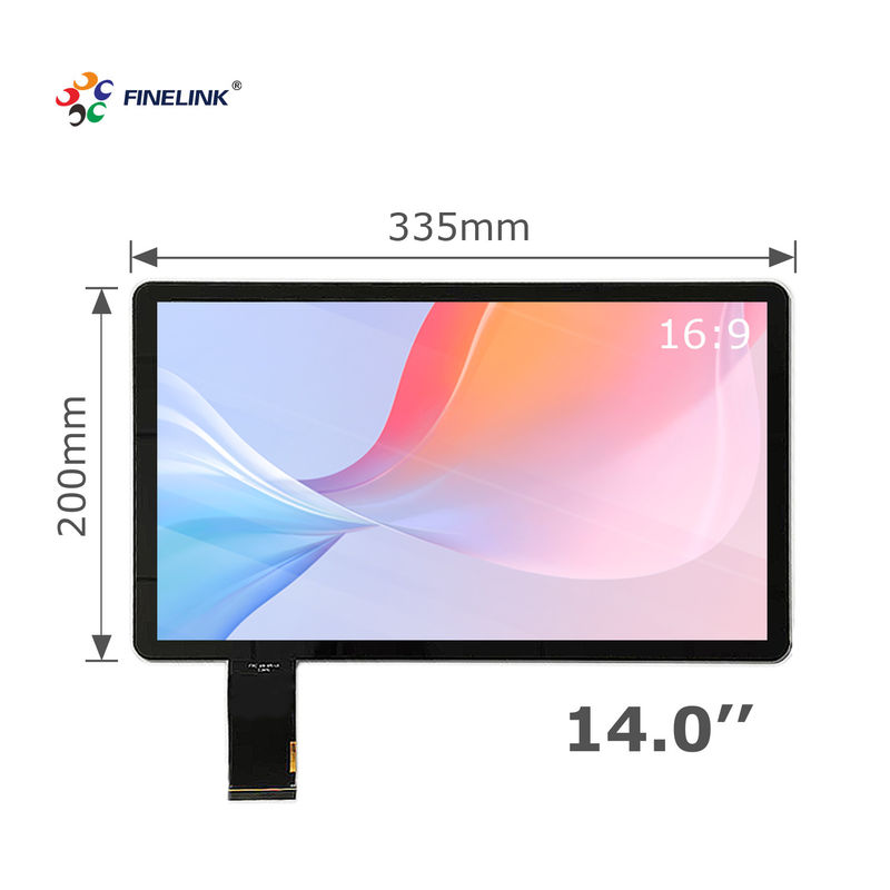 Panel touch LCD a prova d'acqua a misura 14 15 17 pollici con soluzione touch EETI/ILITEK/SIS