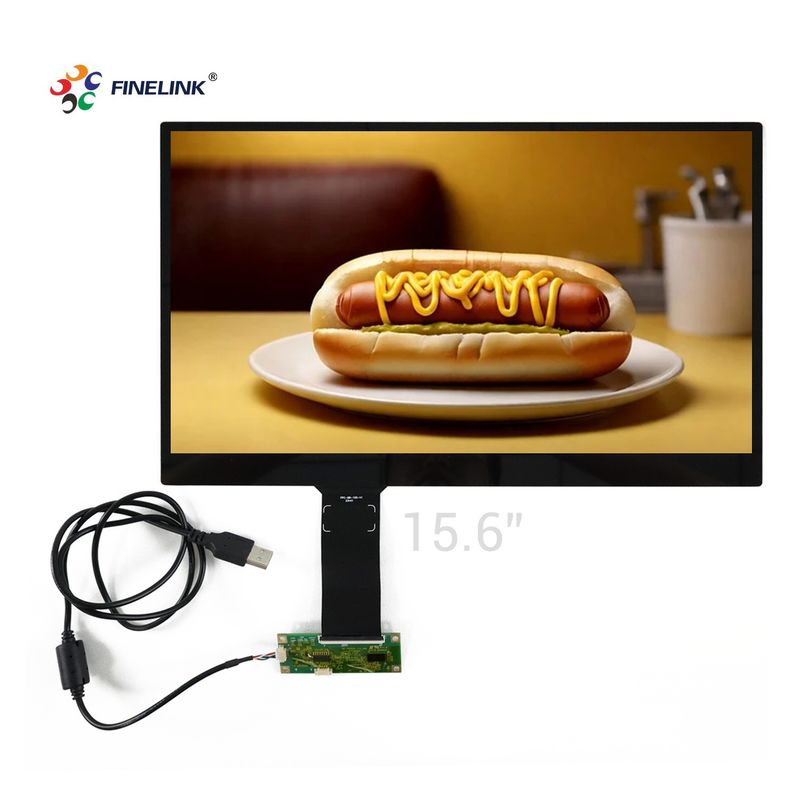 FINELINK OEM/ODM 15,6 pollici Personal PCAP Touch Screen con 350cd/m2 Luminosità