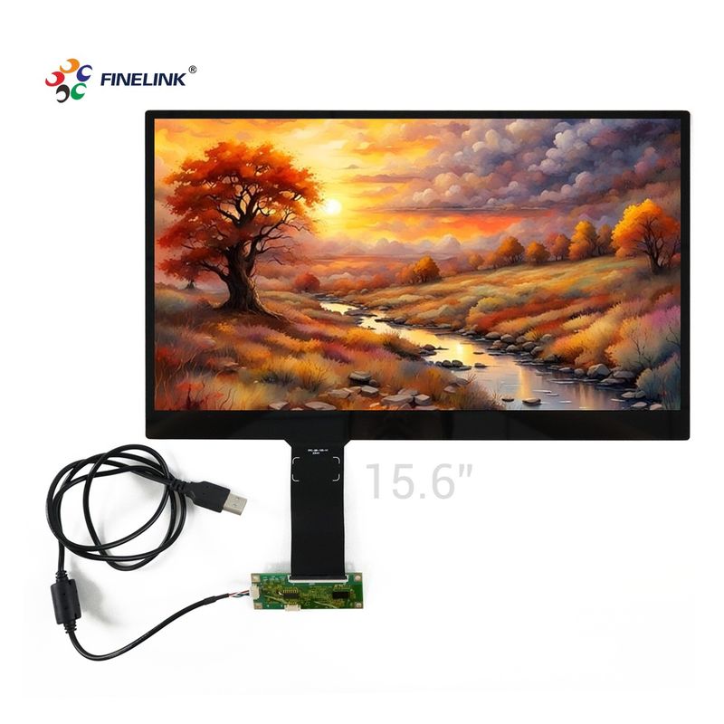 15.6 pollici Multifunzionale vetro Capacitive touch screen Panel con lunghezza di 383,91mm