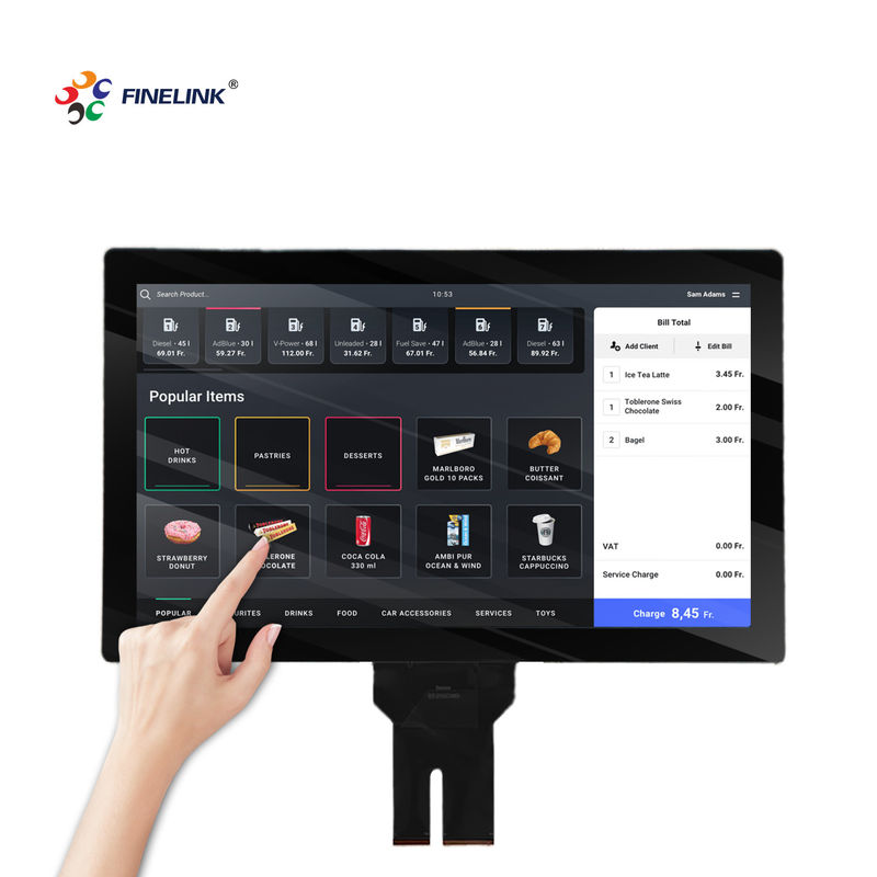 21.5 pollici USB Multi-Touch Capacitive Touch Panel con struttura IC FPC in vetro