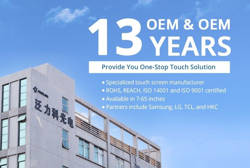 15 pollici Industrial USB EETI Touch Screen Panel sovrapposizione con vetro vetro FPC IC Design