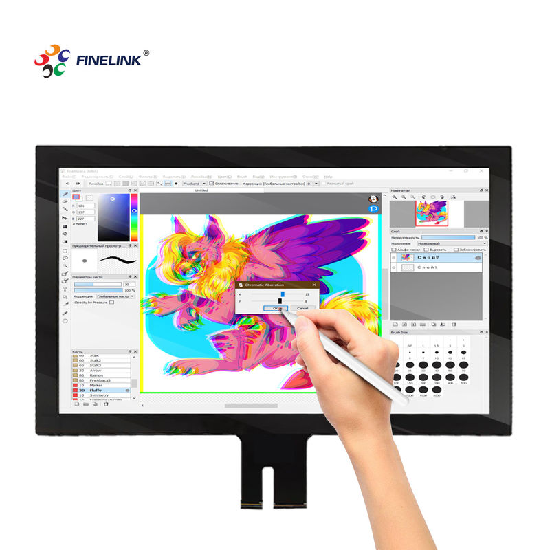 19.5 pollici G G Multi Touch Custom IIC USB PCAP Screen Panel con Multi Point Touch