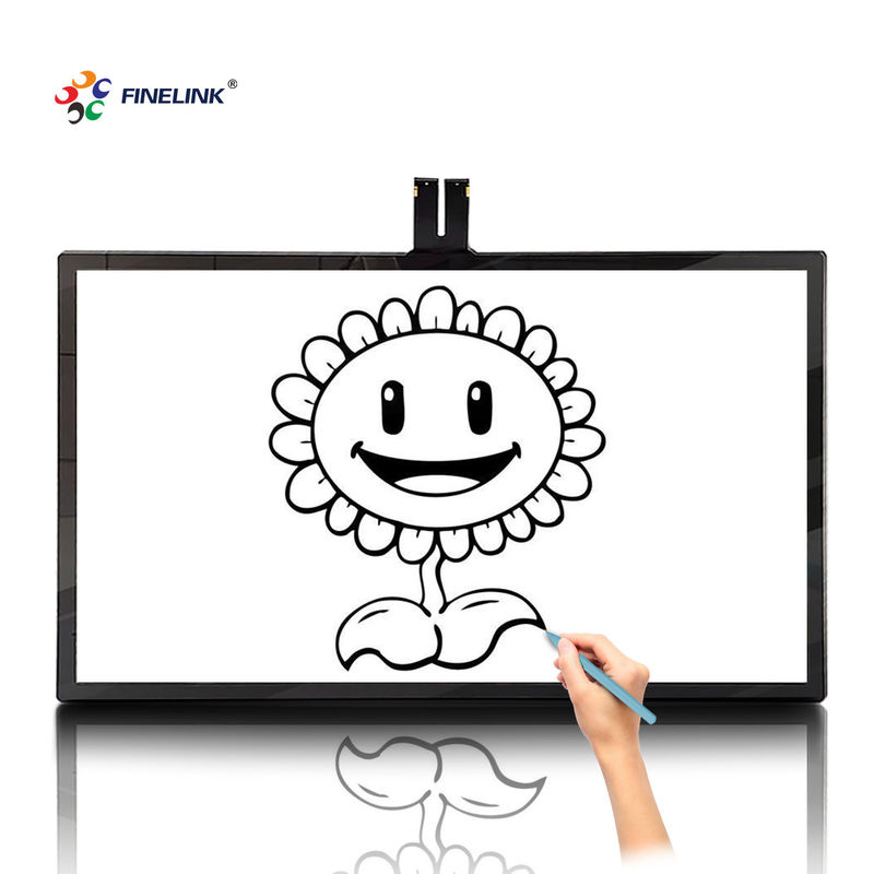 Multi Point Touch 55 Inch G G Touch Panel con grande LCD e IC FPC in vetro