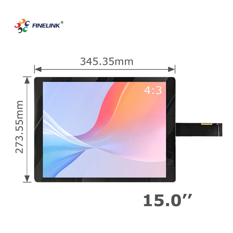 15 pollici USB impermeabile con touchscreen capacitivo per monitor Soluzione EETI migliorata