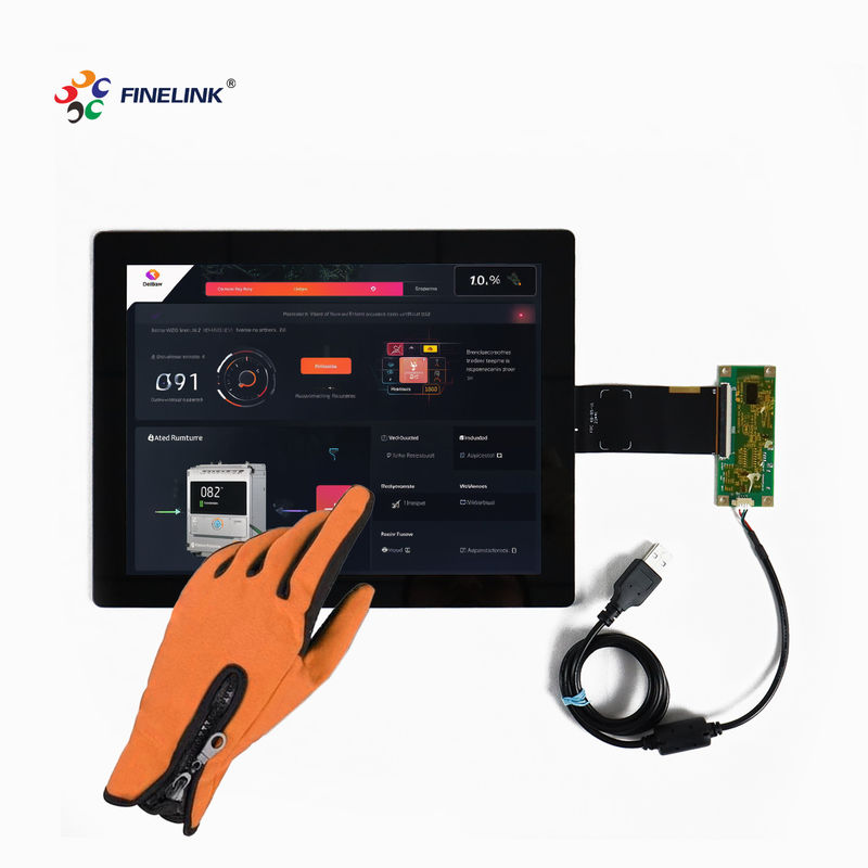Componente di visualizzazione di controllo industriale pannello touchscreen capacitivo da 10,4 pollici con controller EETI/ILITEK