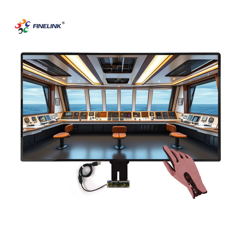 Dispositivi touch PCAP industriali personalizzati 7 10.1 12.1 13.3 15 17.3 18.5 21.5 27 32 43 55 pollici